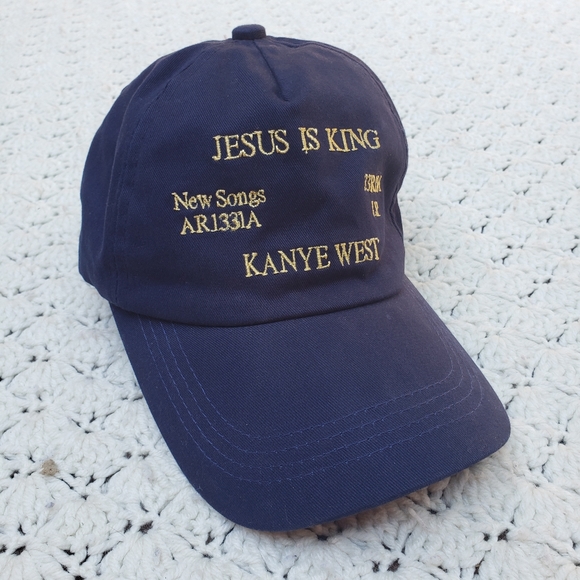 Yeezy Other - Jesus is King Kanye West Sunday Service Embroidered Strap Back Hat Cap